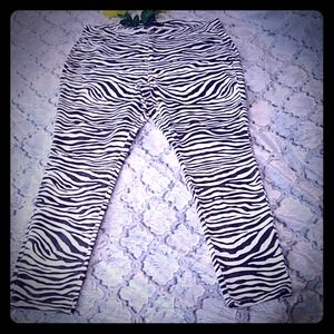 Ashley Stewart Animal Print Jeans Pants Sz 20/ 16
